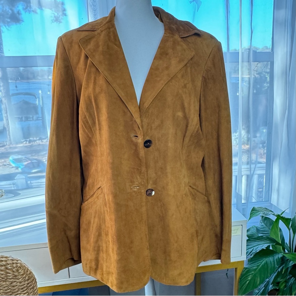 Vintage Vera Pelle Leather Jacket Soft real leather size 12